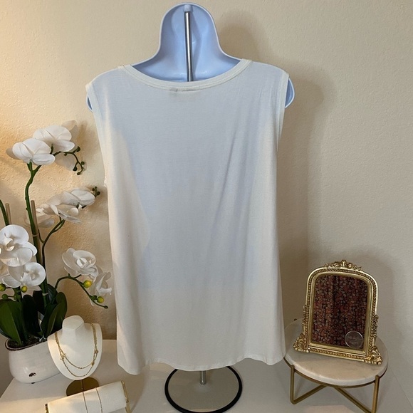 GUC Masai Copenhagen Cream Tank Top Size XL - Picture 2 of 5